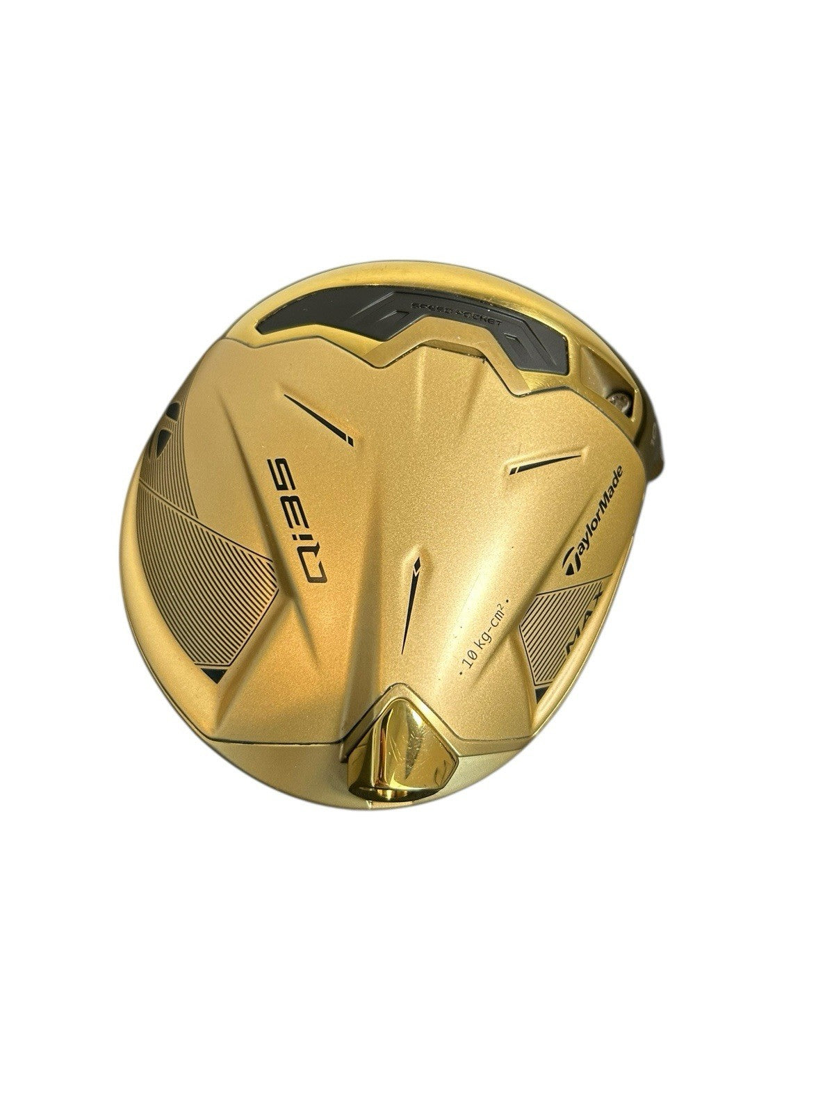 Taylormade Qi35 Max Designer Series Gold Driver HEAD ONLY 10.5 Degree Right Hand