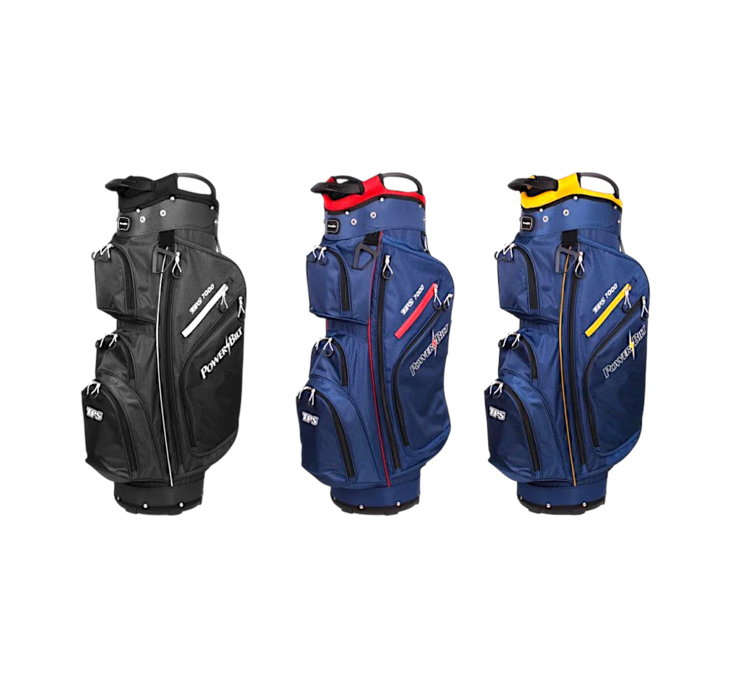 Powerbilt TPS 7000 Light Weight Cart Golf Bag 14 Way Divider Choose Color