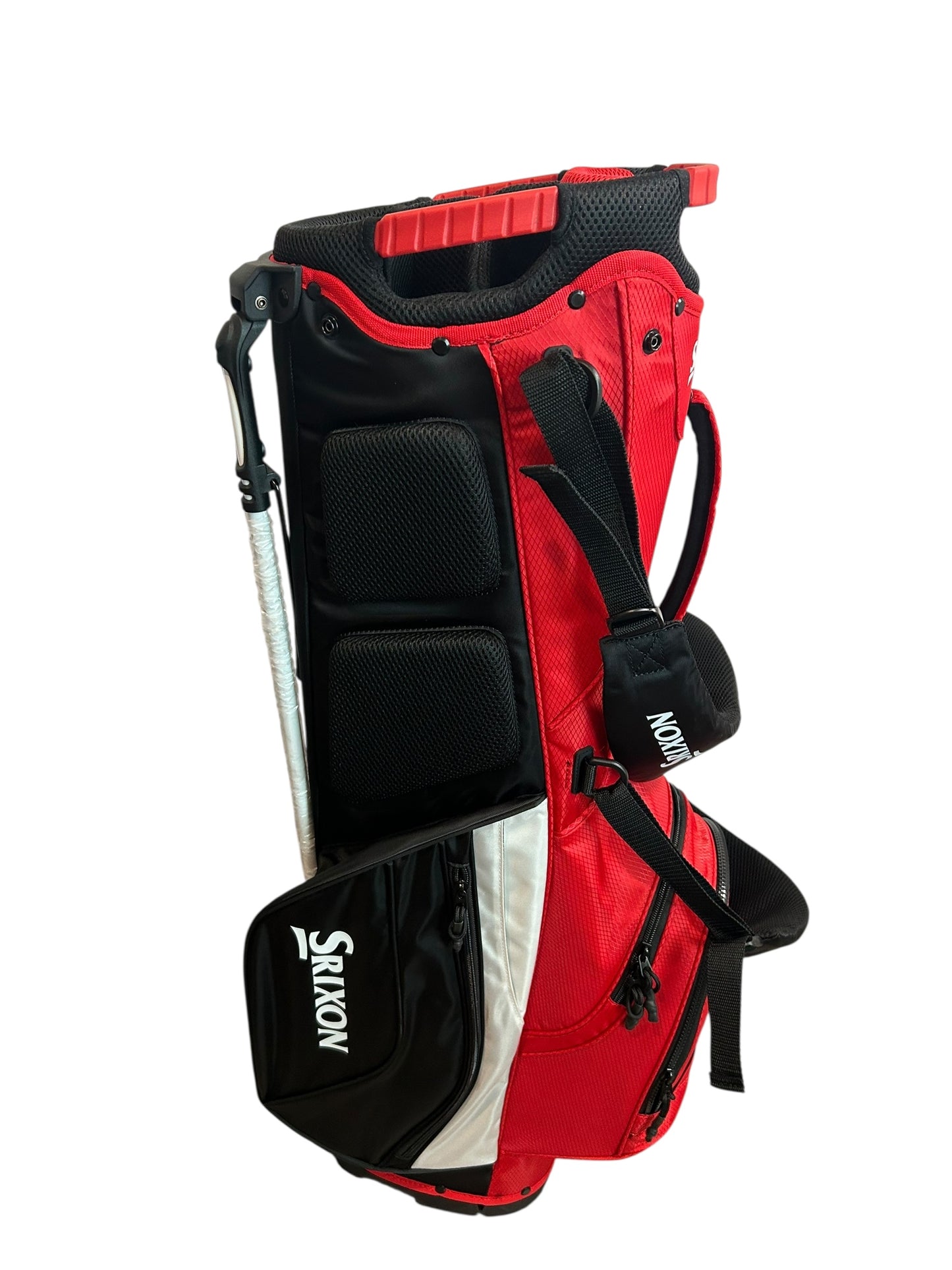 Srixon Golf Premium Golf Stand Bag Red White Black 6 Way Divider