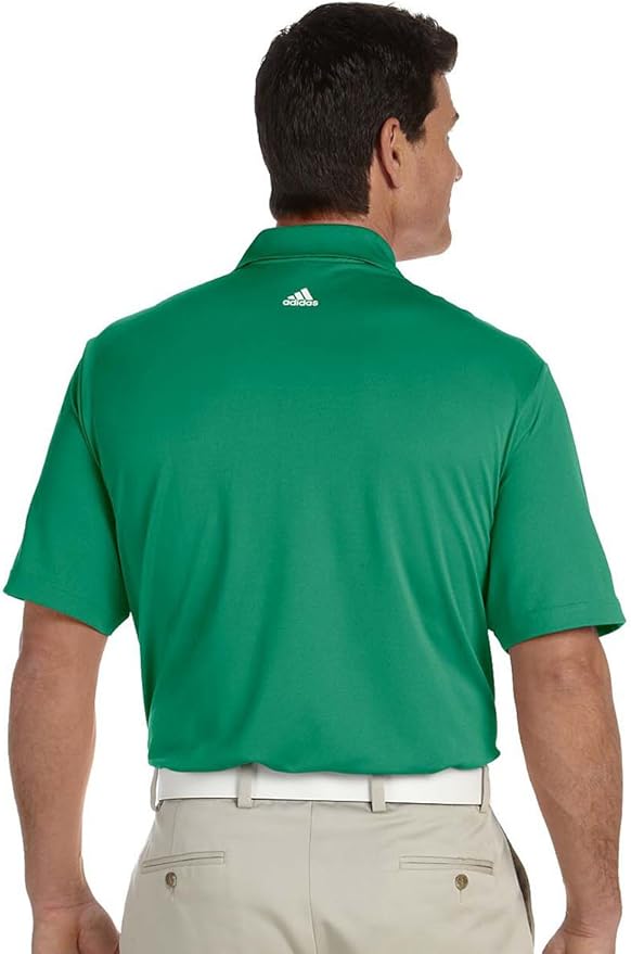 Adidas Men's ClimaLite Pique Golf Polo Shirt Green Size Small