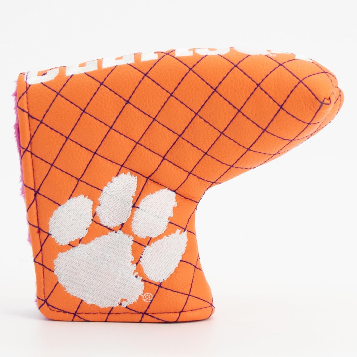 NCAA Clemson Tigers Blade Putter Cover Premium Quilted Team Golf Cover