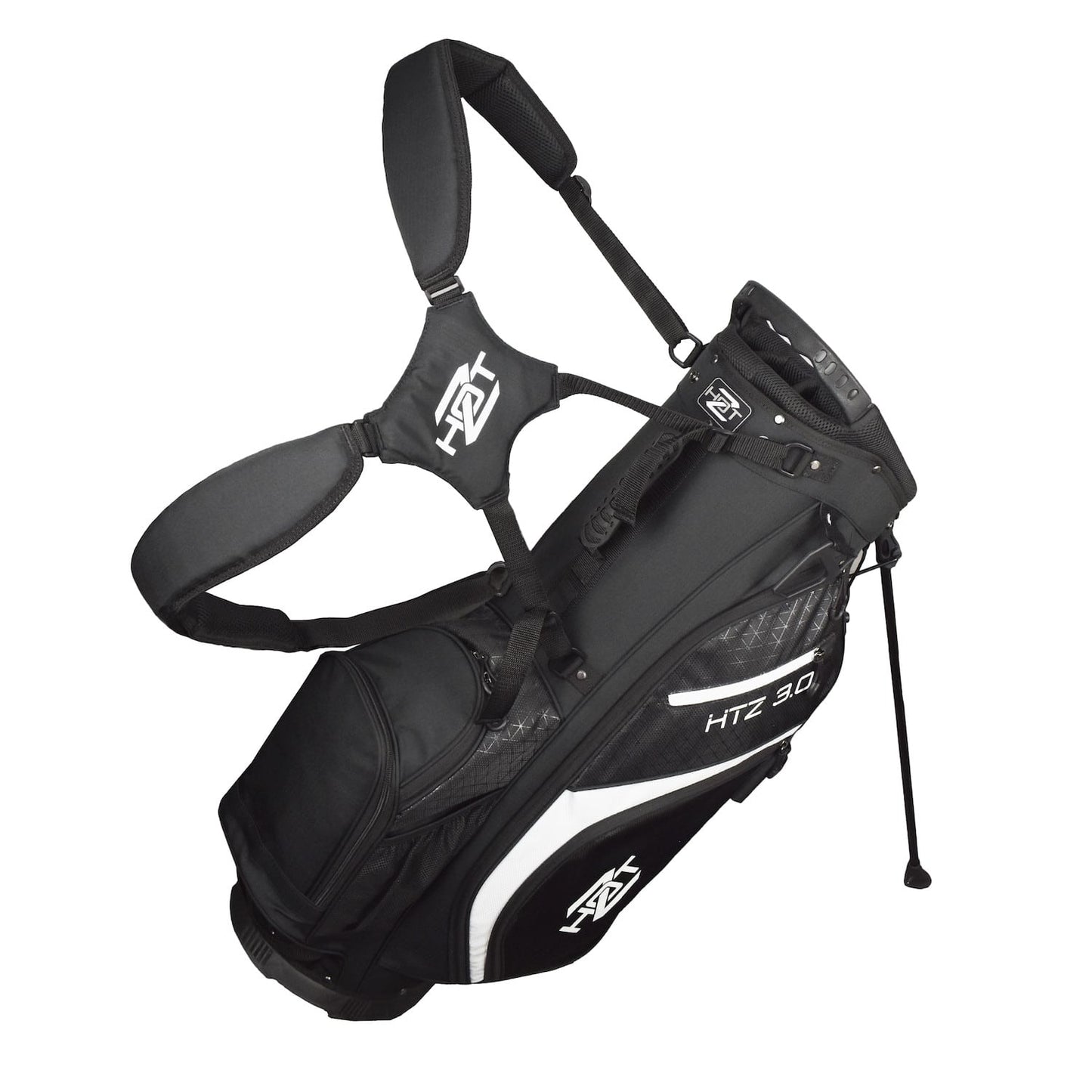 Hot Z 3.0 Golf Bag Stand Bag Black 14 Way Divider