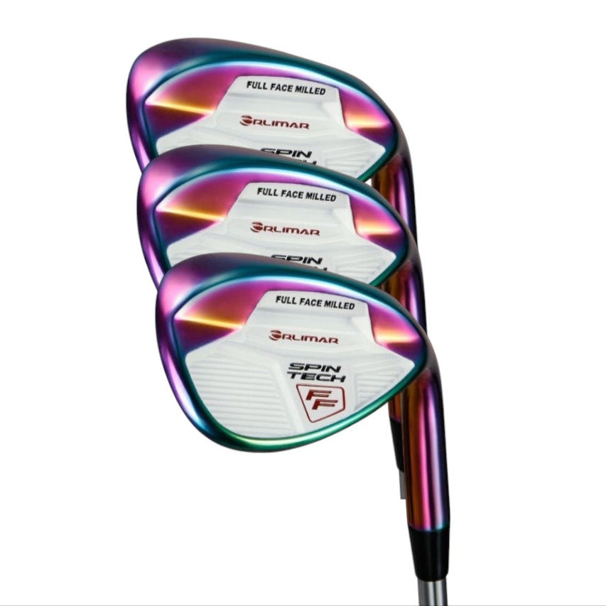 Orlimar Spin Tech Full Face Rainbow Wedge Set 52 56 60 Degree Right Handed