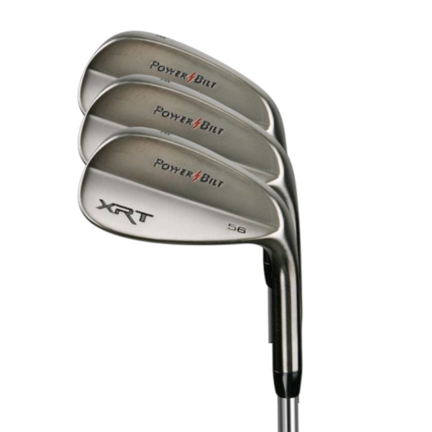 Powerbilt Golf XRT Black Nickel Wedge Set Right Hand 52 56 60 Degree