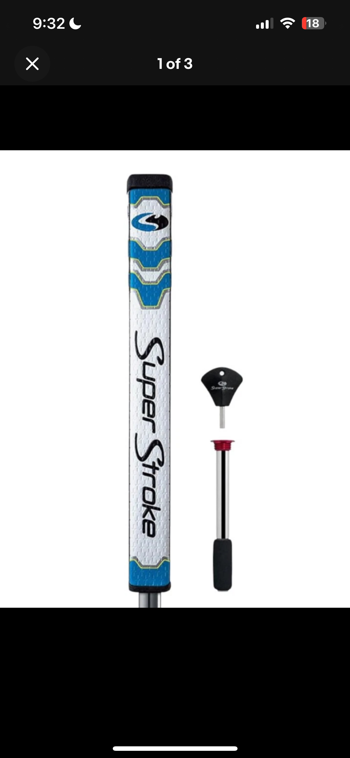 Super Stroke Counter Core Putter Grip Pistol GT Tour 50g Weight
