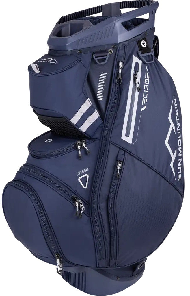 Sun Mountain Golf C-130 Cart Bag Navy Blue 14 Way Divider