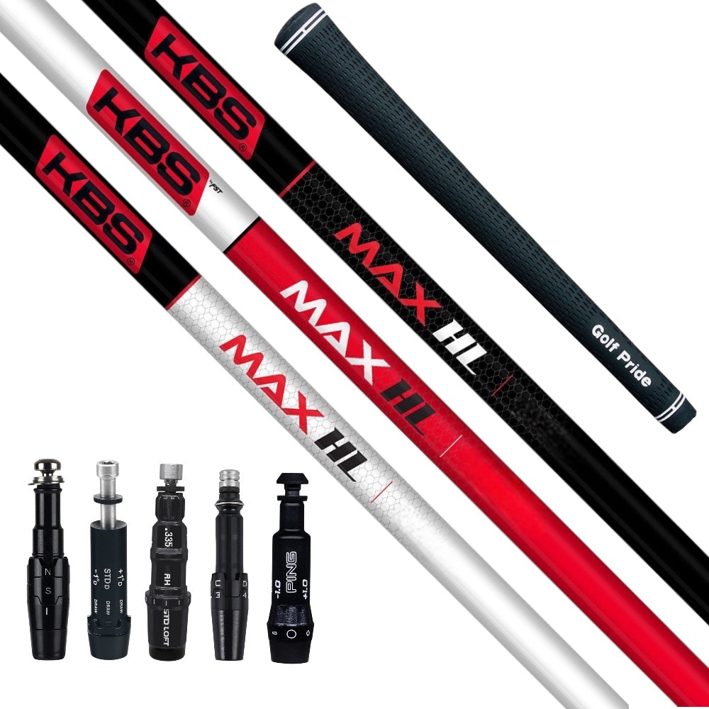 KBS Max HL Driver Shafts Graphite Stiff Flex Choose Adapter Assembled 44.5"