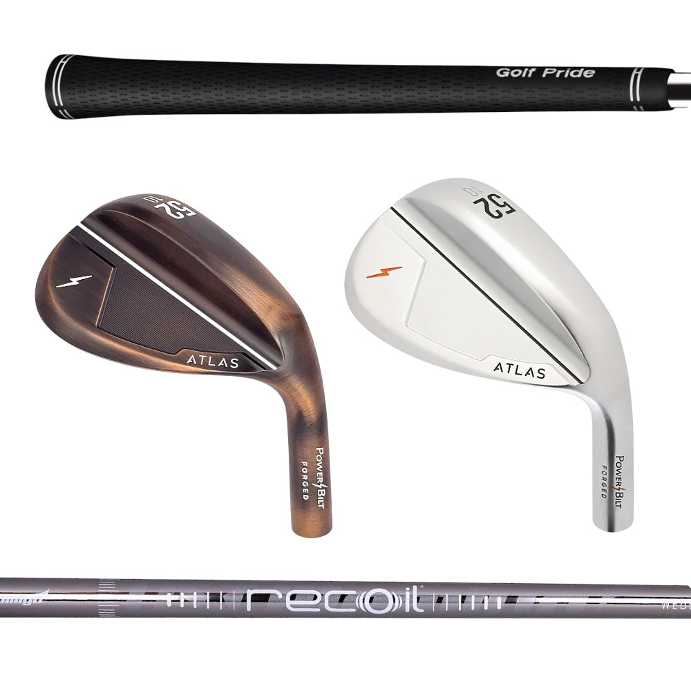 Powerbilt Atlas Wedges Right Hand Graphite Stiff Chose Finish & Loft