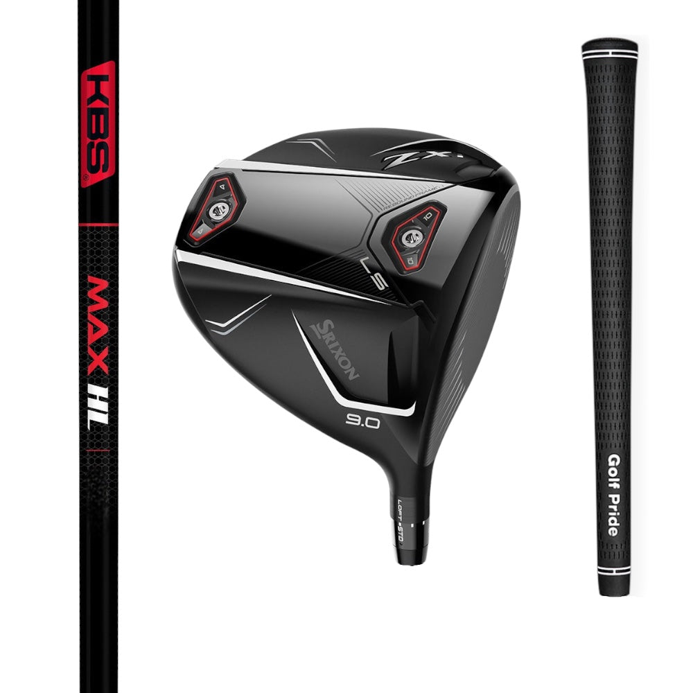 Srixon ZXi LS Driver 9 Degree Right Hand KBS Max HL Shaft Stiff Flex