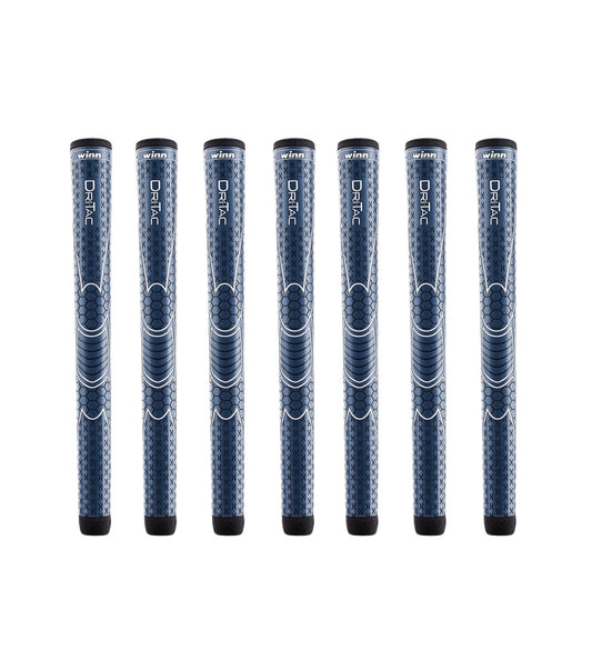 WINN Dri Tac Navy Blue Oversize Golf Grip Bundles