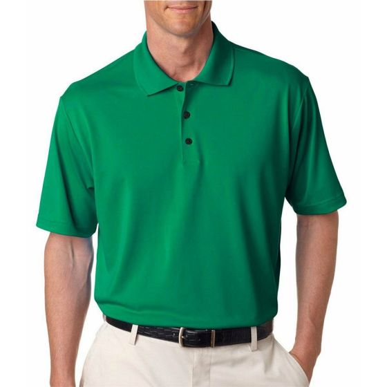 Adidas Men's ClimaLite Pique Golf Polo Shirt Green Size Small