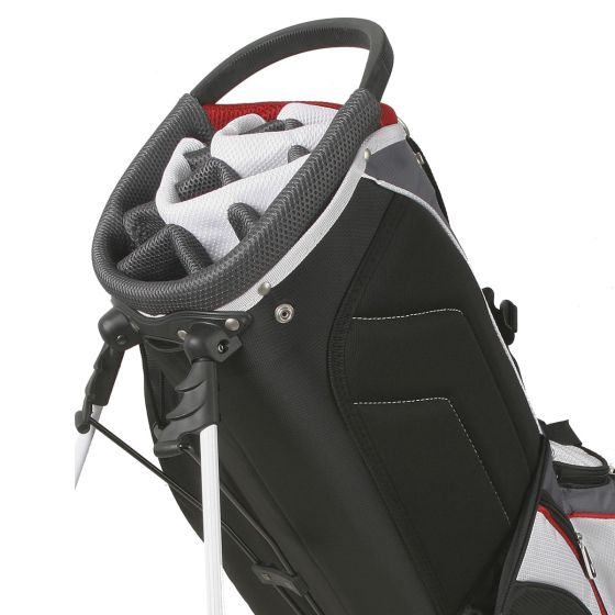Powerbilt TPS Dunes Golf Stand Bag Black Red 14 Way Divider