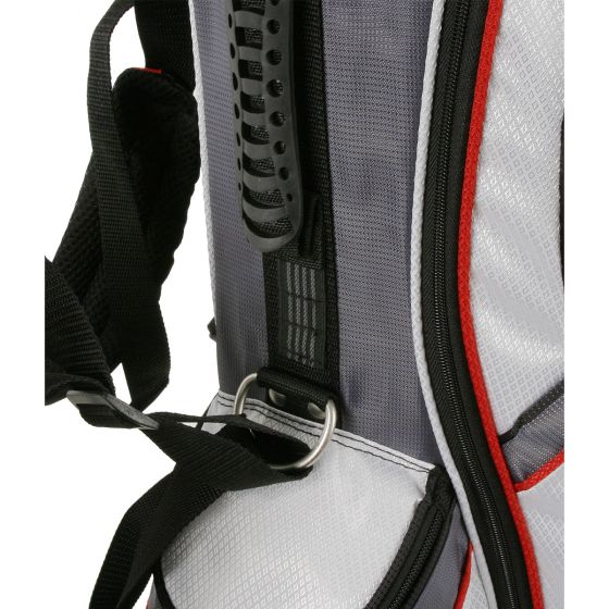 Powerbilt TPS Dunes Golf Stand Bag Black Red 14 Way Divider