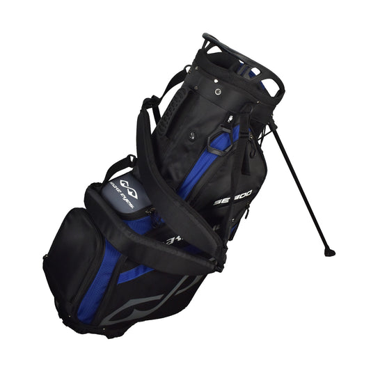 Snake Eyes SE300 Hybrid Stand Golf Bag 14 Way Divider Black Blue Grey