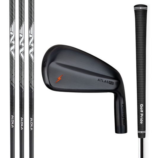 Powerbilt Atlas PD Players Distance Iron Set Right Hand Black 5-PW