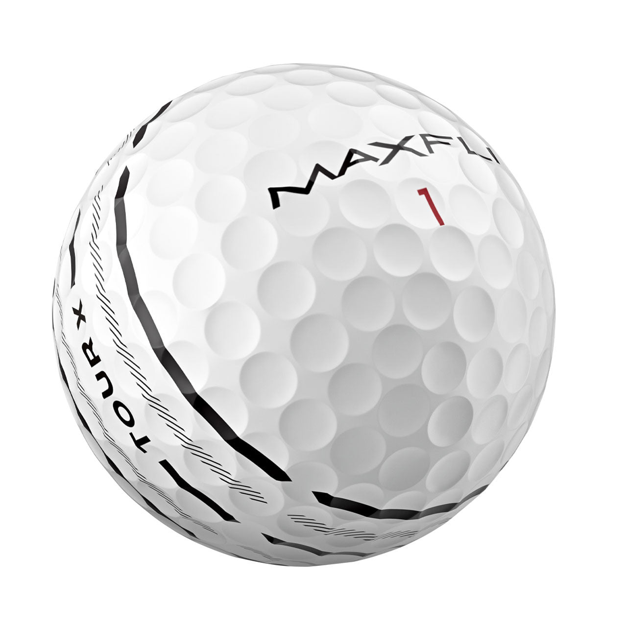 Maxfli 2025 Tour X Golf Balls 1 Dozen Gloss White