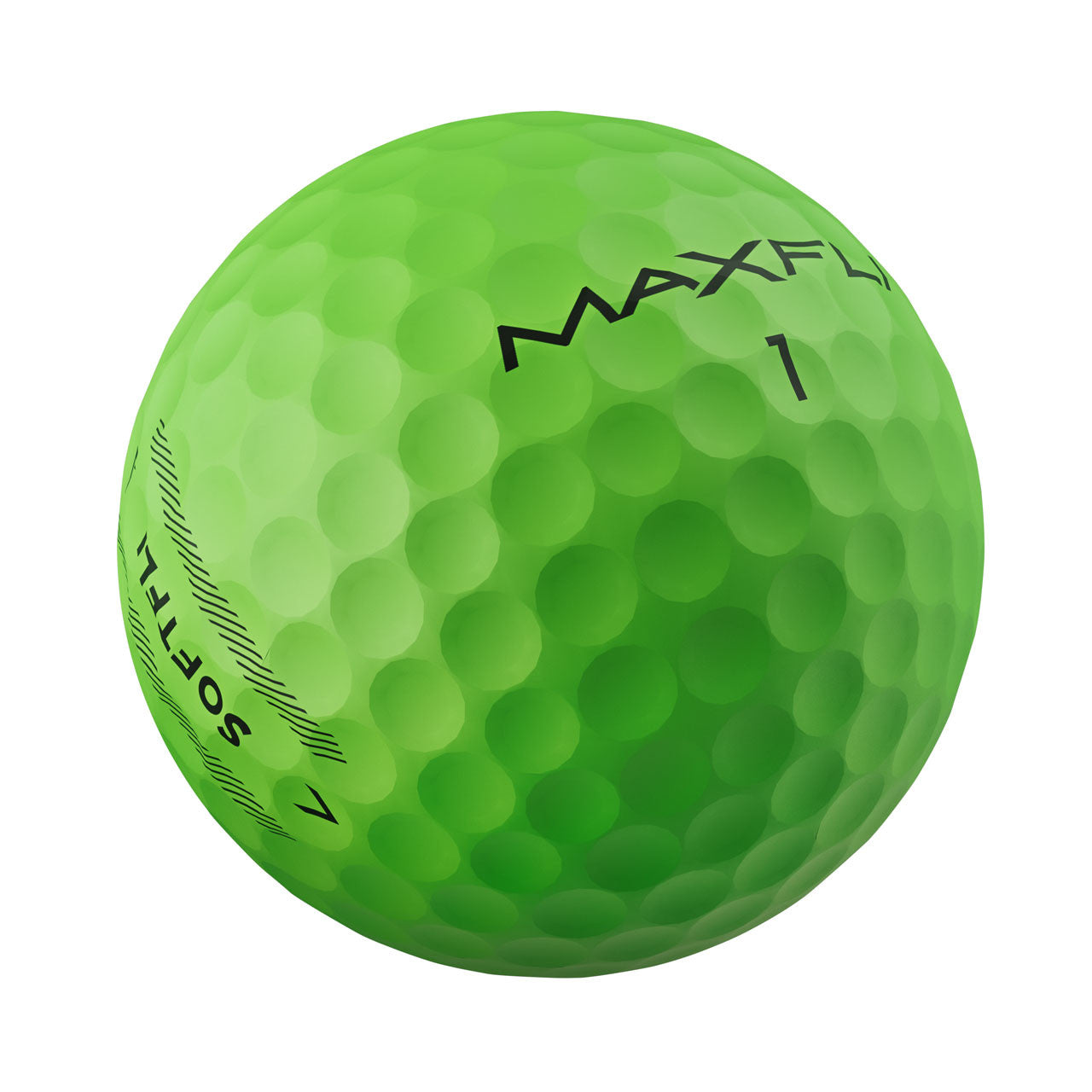 Maxfli SoftFli Golf Balls 1 Dozen 12 Balls Matte Green Ultra Low Compression
