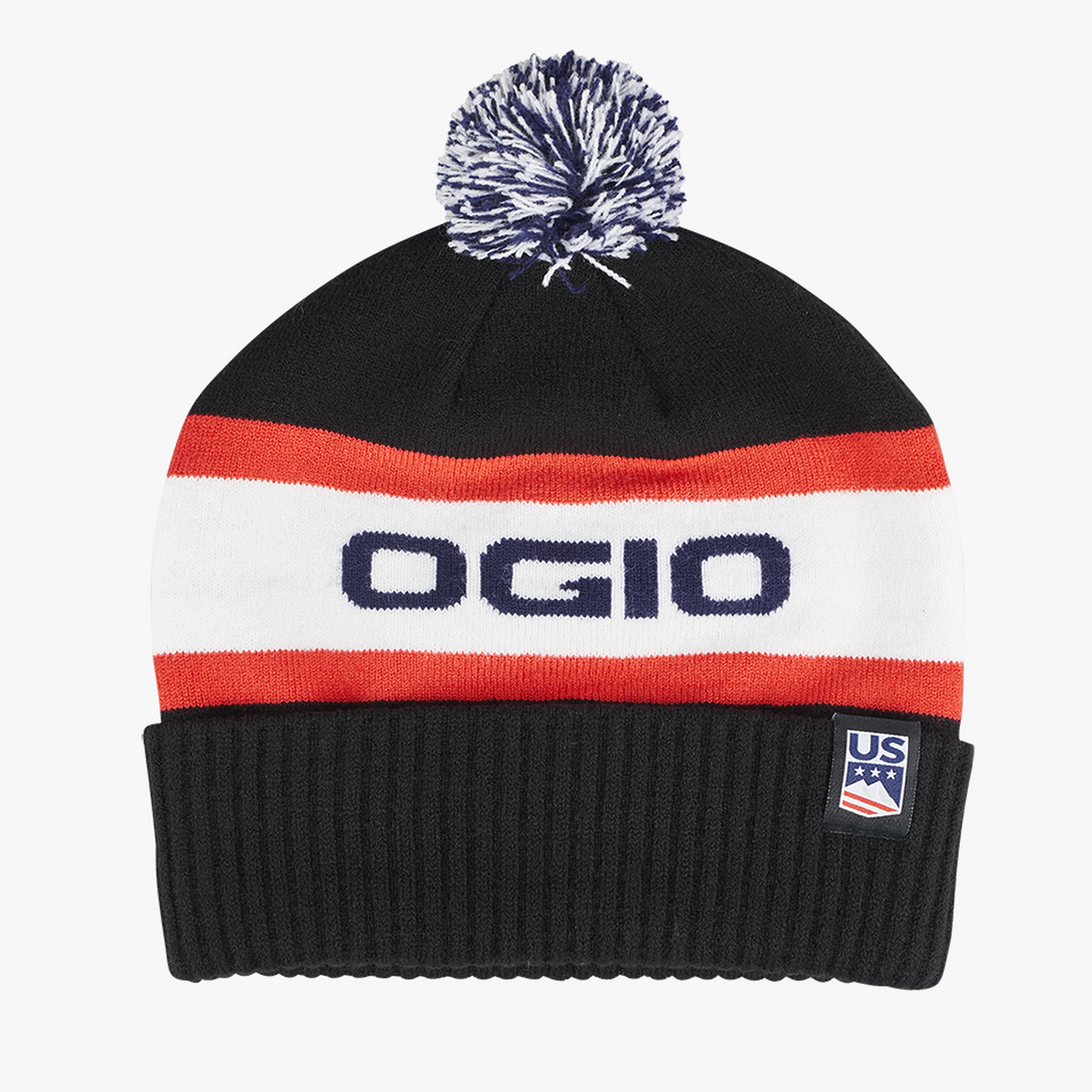 OGIO USA Team Beanie Winter Hat Cap Pom Style