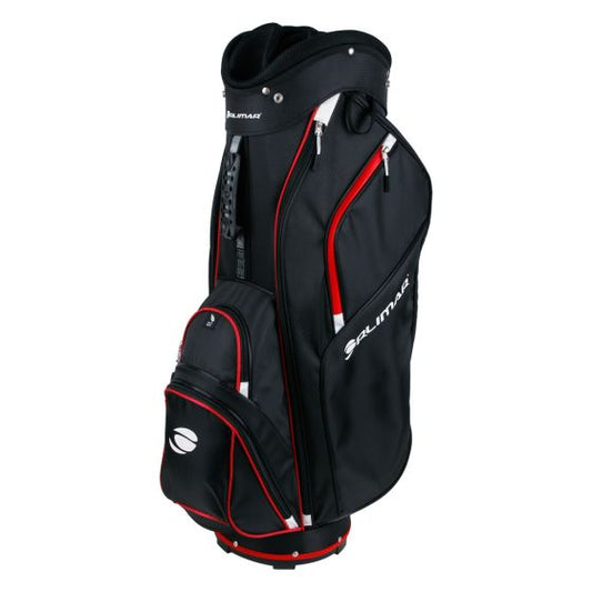 Orlimar CRX 14.6 Golf Cart Bag Black Red 14 Way Divider