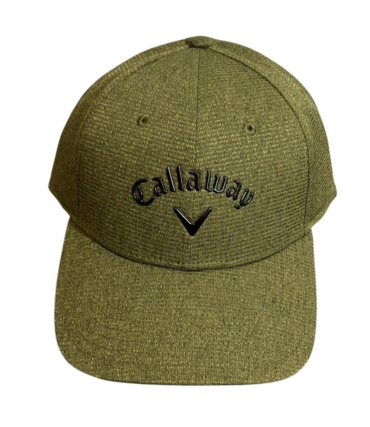 Callaway Golf Strapback Hat Cap Liquid Metal Military Green Adjustable