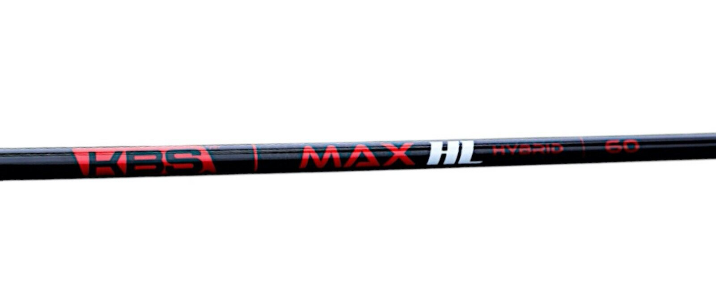 ASSEMBLED KBS Max HL Hybrid Shaft Graphite Black .370 Tip Grip & Adapter Installed NEW