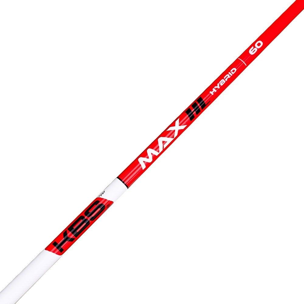 ASSEMBLED KBS Max HL Hybrid Shaft Graphite Red .370 Tip Grip & Adapter Installed NEW