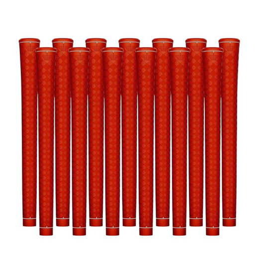 Set of 13 King Grasp Golf Grips Swing Iron Grips Red Midsize