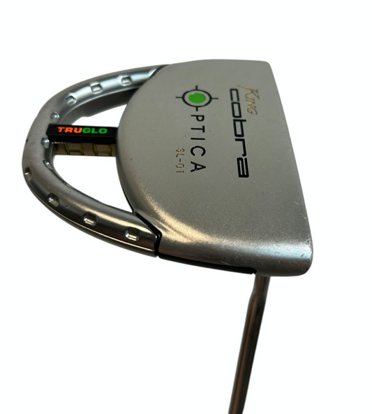 King Cobra Optica SL-01 Tru Glo Putter Right Handed Includes Cover 35"