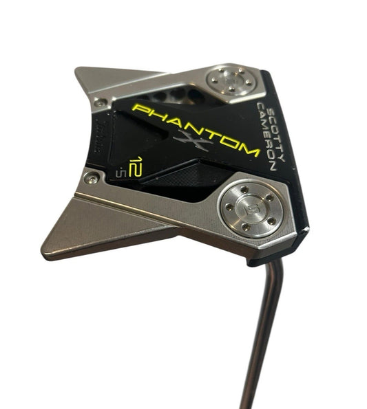Scotty Cameron Phantom X 12.5 Mallet Putter Right Hand Steel Shaft 34" Pre-Owned