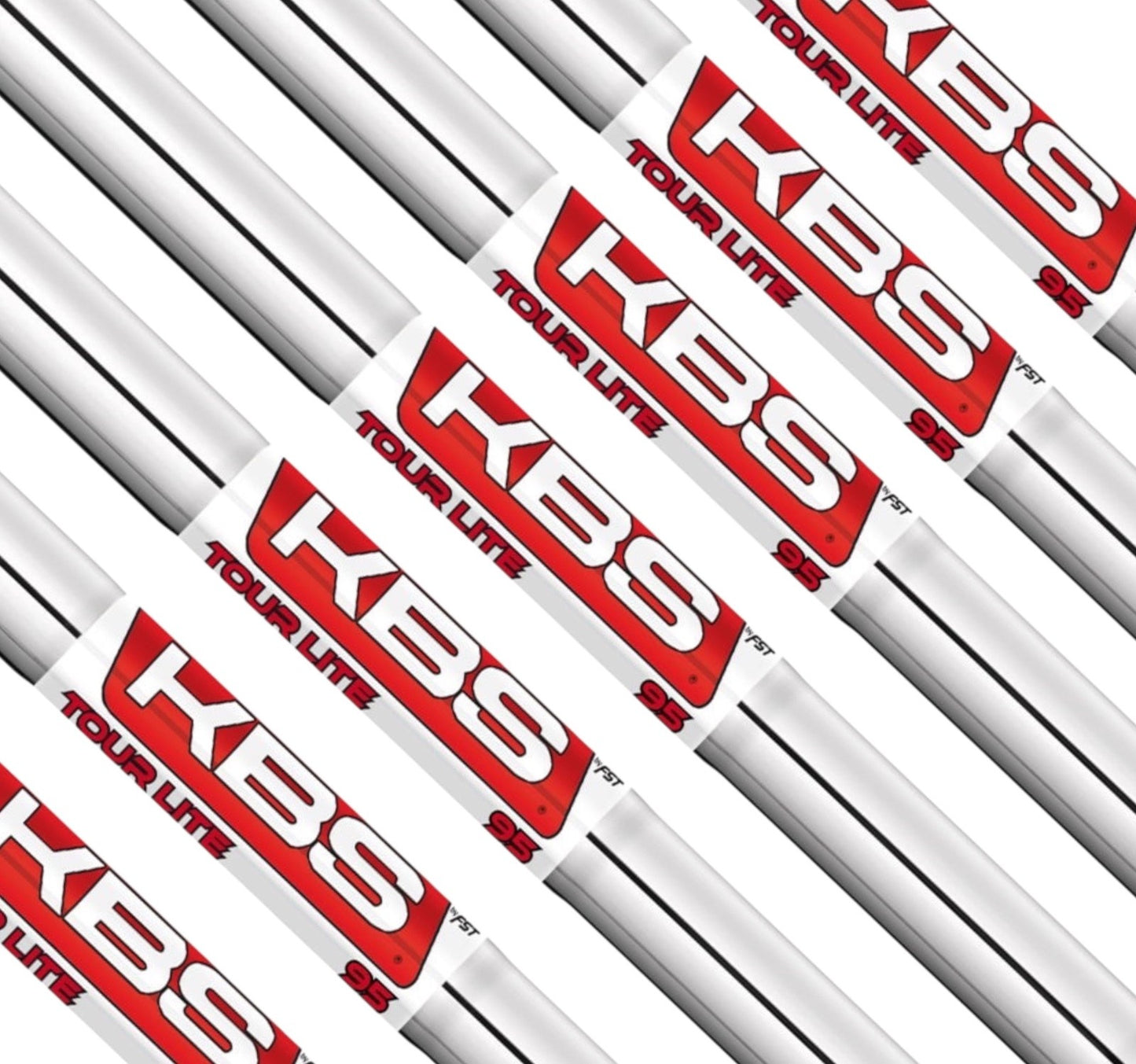 KBS Tour Lite Chrome Iron Shafts .355 Tip Choose Flex & Set Make Up