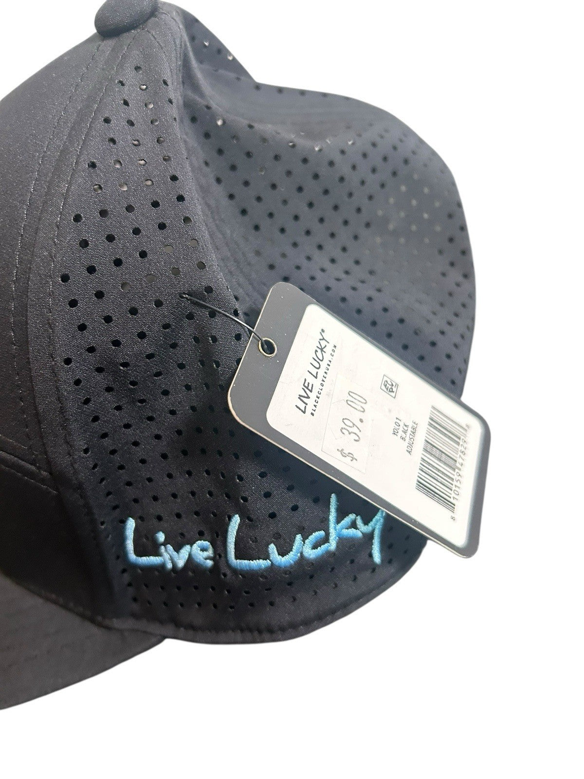 Black Clover Live Lucky YOLO Golf Hat 5 Panel Breathable Adjustable