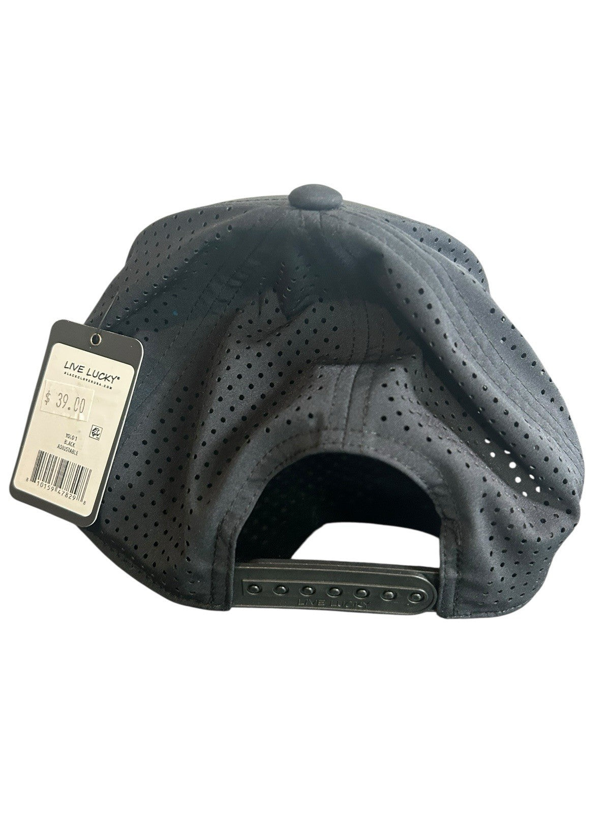 Black Clover Live Lucky YOLO Golf Hat 5 Panel Breathable Adjustable