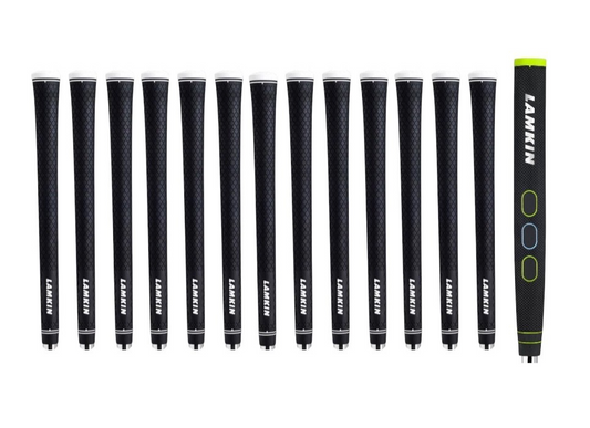 Lamkin Golf Complete Golf Regrip 14 Pack - 13 Standard Club Grips 1 Putter Grip