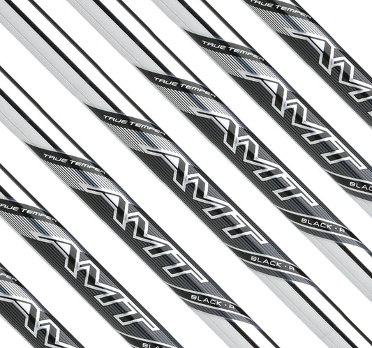 True Temper Black Iron Shafts .355 Tip Choose Flex and Set Make Up