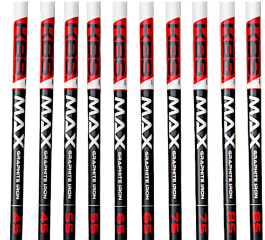 KBS Max Graphite Iron Shafts .370 Tip 41"