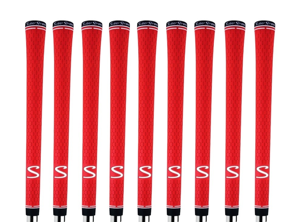 Super Stroke S-Tech Golf Grips Standard Size Red Grip Bundles
