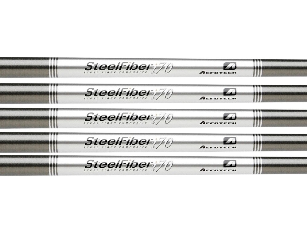 AEROTECH Steelfiber 70CW Iron Shafts 6-PW Senior Flex .355 Tip Set of 6