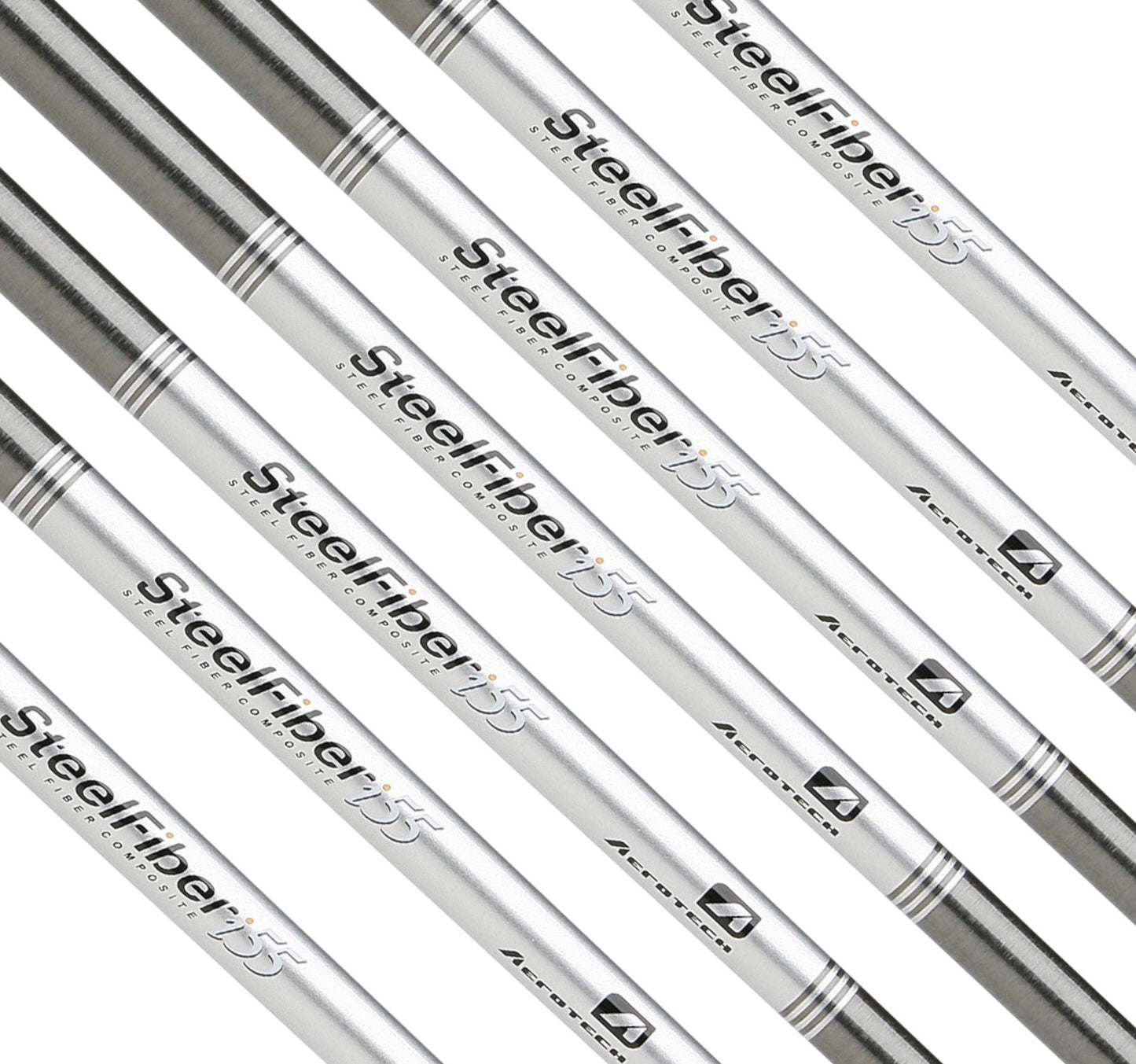 Aerotech Steelfiber i55 Iron Shafts Graphite .370 Tip Choose Flex/Quantity