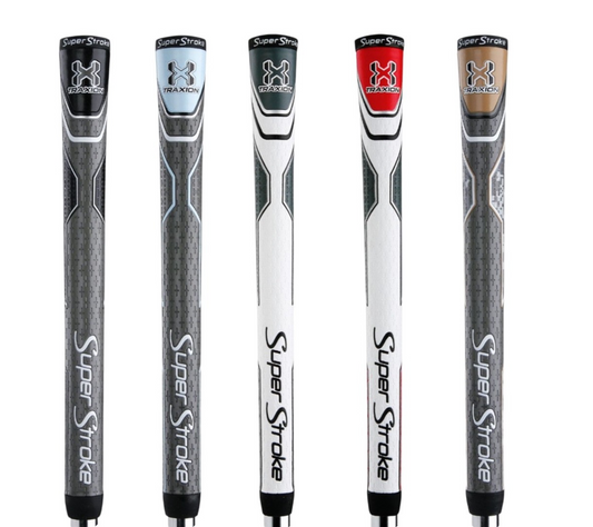 Super Stroke Traxion Tour Golf Grips Standard Size Choose Color Grip Bundle