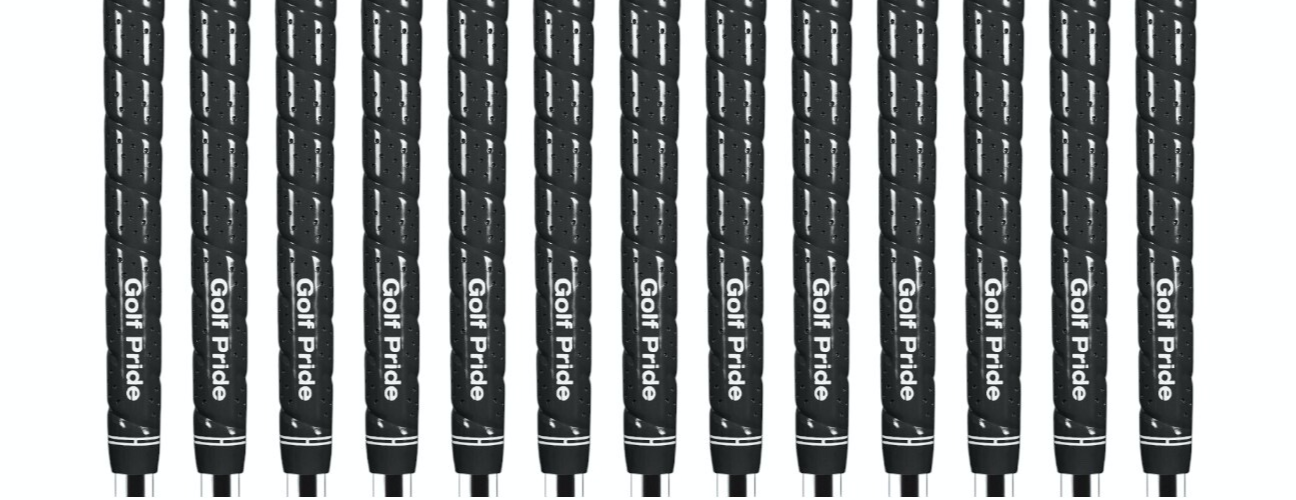 Set of 13 Golf Pride Tour Wrap 2G Golf Grips Jumbo Size Black Brand New