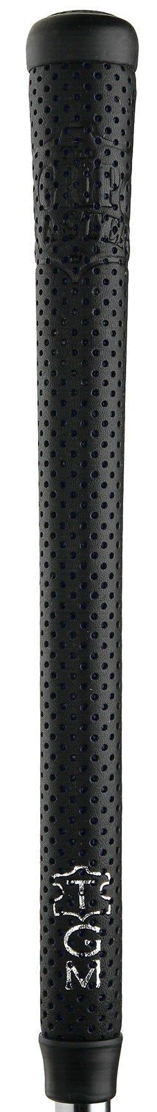 The Grip Master Perforated Leather Golf Grips Black Standard/Midsize