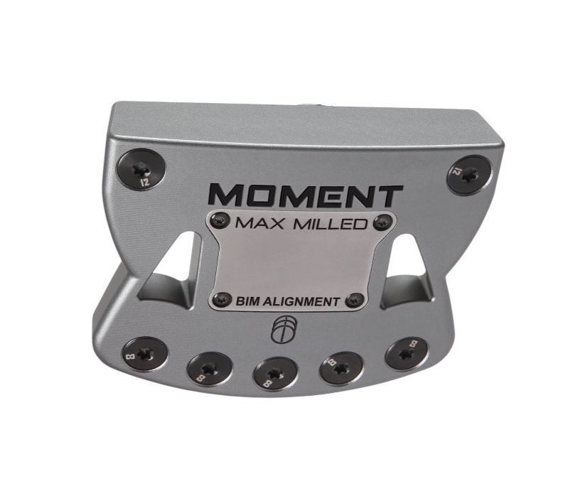 Maltby Moment MAX Milled Putter HEAD ONLY Right Hand Black Center Shaft Mallet