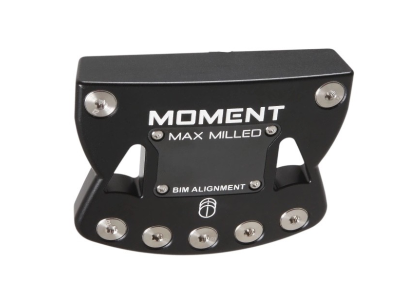 Maltby Moment MAX Milled Putter HEAD ONLY Right Hand Black Center Shaft Mallet