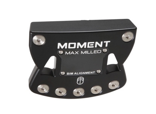 Maltby Moment MAX Milled Putter HEAD ONLY Right Hand Black Center Shaft Mallet