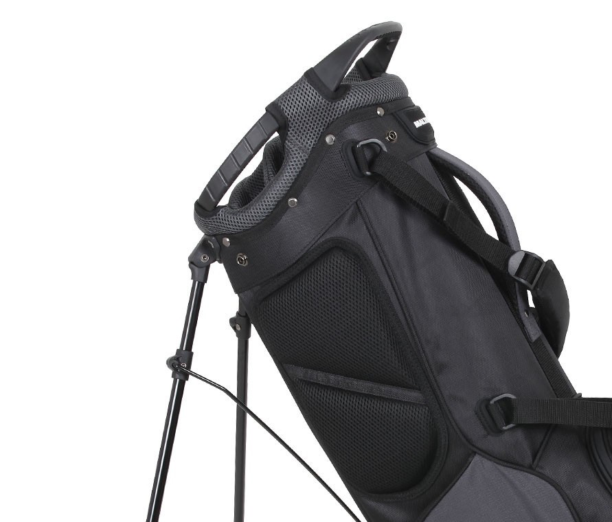 Maltby Golf Stand Bag 14 Way Divider Black Gray