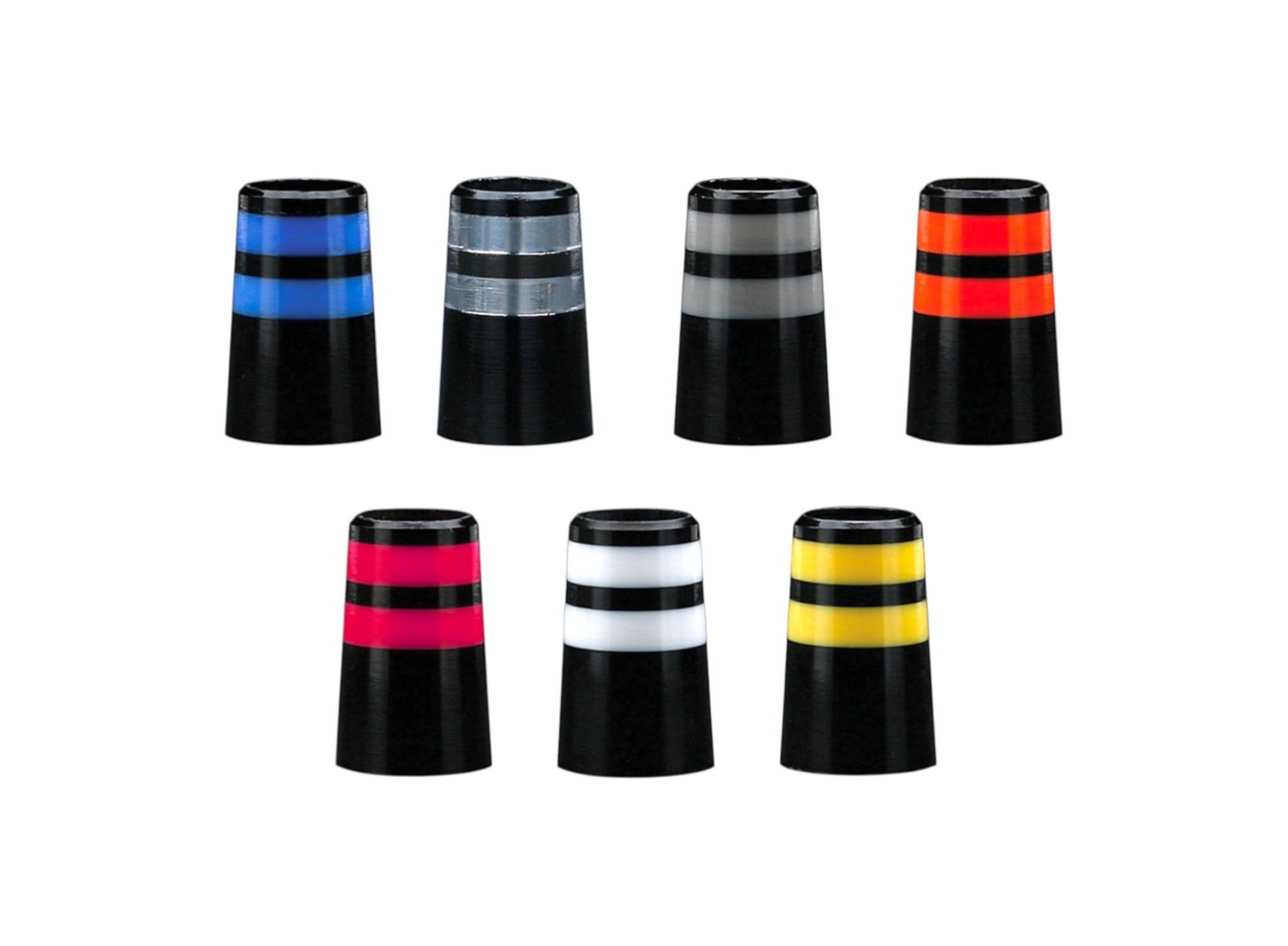 1 Dozen GolfWorks Designer Ferrules 4 Ring Design Fits .355/370 Choose Color
