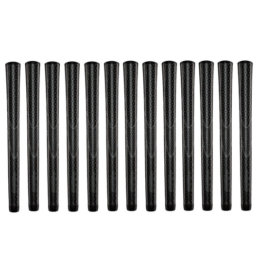Set of 13 Jumbomax Tour Series Black Out Golf Grips Choose Size