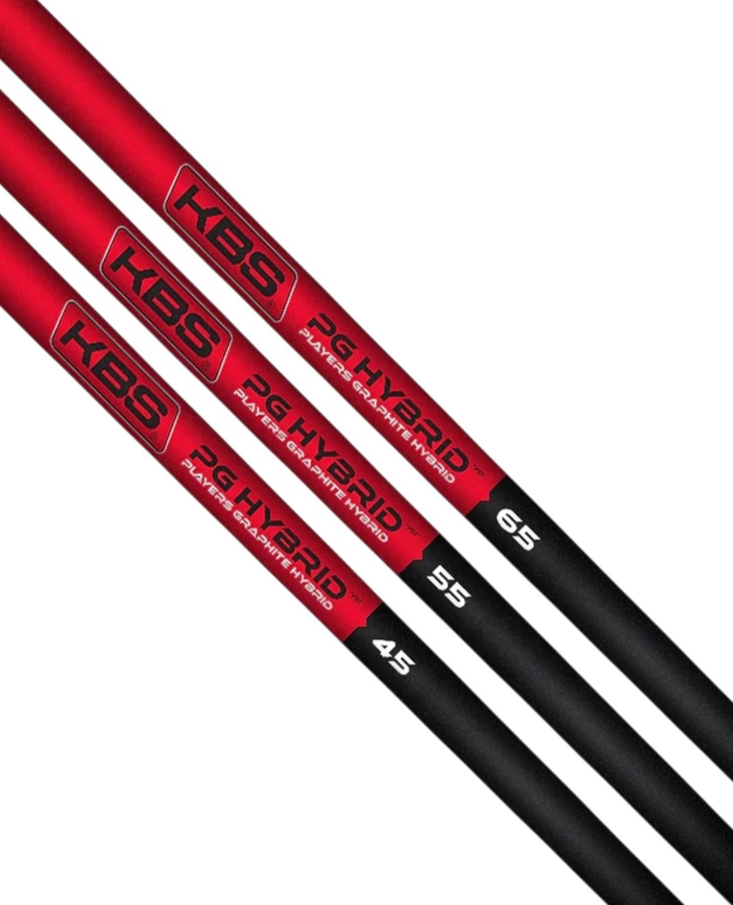 KBS PGH Hybrid Shaft Black Matte .370 Tip Choose Flex/Weight