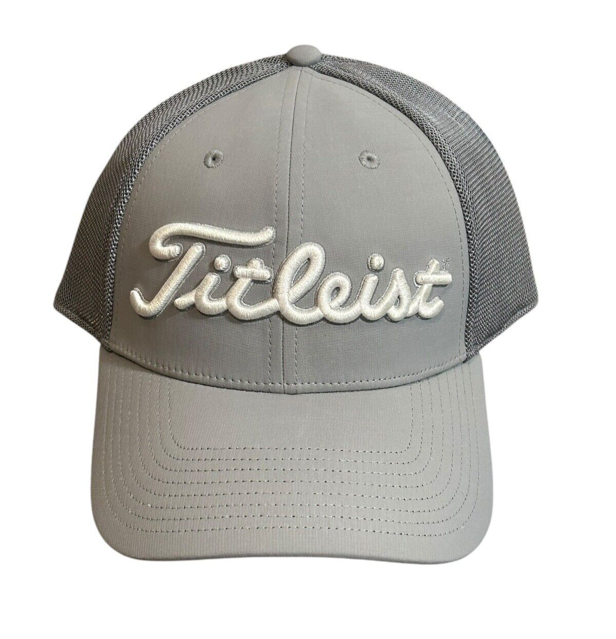 Titleist Golf Tour Mesh Fitted Hat Gray Choose Hat Size