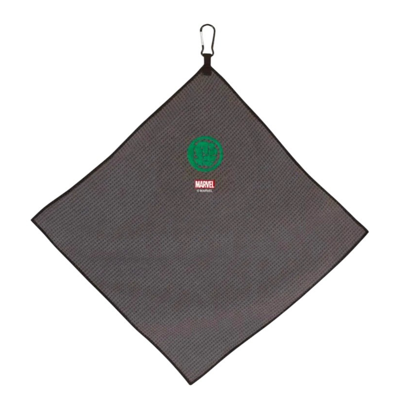 Team Effort Marvel HULK Golf Towel Gray 15x15